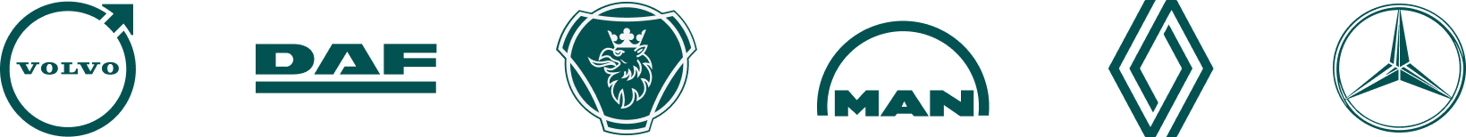 Volvo · DAF · Scania · MAN · Renault · Mercedes-Benz